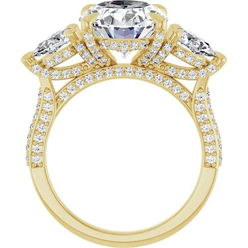 Ever Ever 14K Yellow Gold 133ctw 4 Prong Style Diamond SemiMount Engagement Ring STULLER Rings Ever Ever 14K Yellow Gold 133ctw 4 Prong Style Diamond SemiMount Engagement Ring STULLER Rings