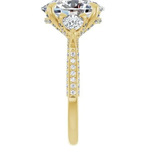 Ever Ever 14K Yellow Gold 133ctw 4 Prong Style Diamond SemiMount Engagement Ring STULLER Rings Ever Ever 14K Yellow Gold 133ctw 4 Prong Style Diamond SemiMount Engagement Ring STULLER Rings