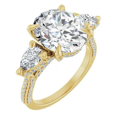 Ever Ever 14K Yellow Gold 133ctw 4 Prong Style Diamond SemiMount Engagement Ring STULLER Rings Ever Ever 14K Yellow Gold 133ctw 4 Prong Style Diamond SemiMount Engagement Ring STULLER Rings