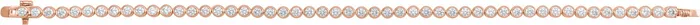 Everything I Want 35 CTW LabGrown Diamond BezelSet 7 Bracelet Solid 14K White Yellow Rose Gold Storyteller by Vintage Magnality Bracelets