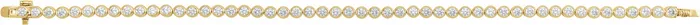 Everything I Want 35 CTW LabGrown Diamond BezelSet 7 Bracelet Solid 14K White Yellow Rose Gold Storyteller by Vintage Magnality Bracelets