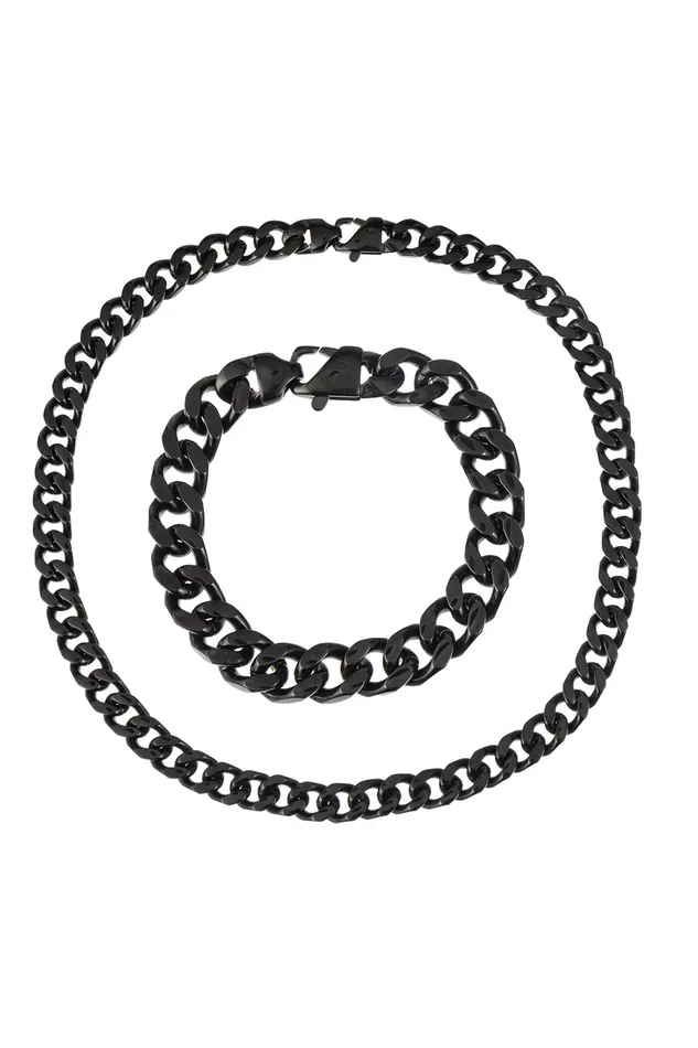Eye Candy LA Andrew 2Piece Necklace Bracelet Set Bracelets
