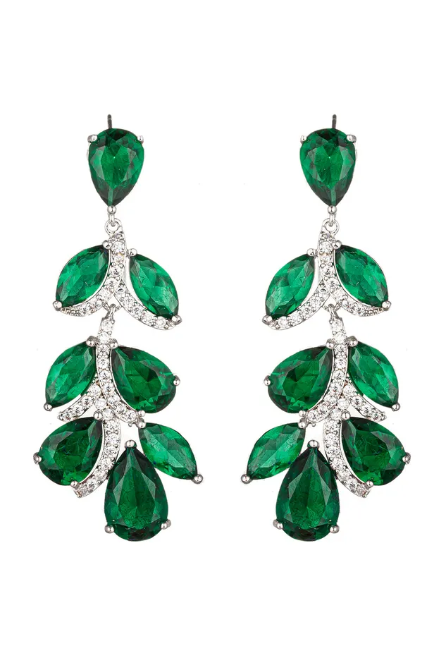 Eye Candy LA Earrings Julie Pink Drop Statement Earrings