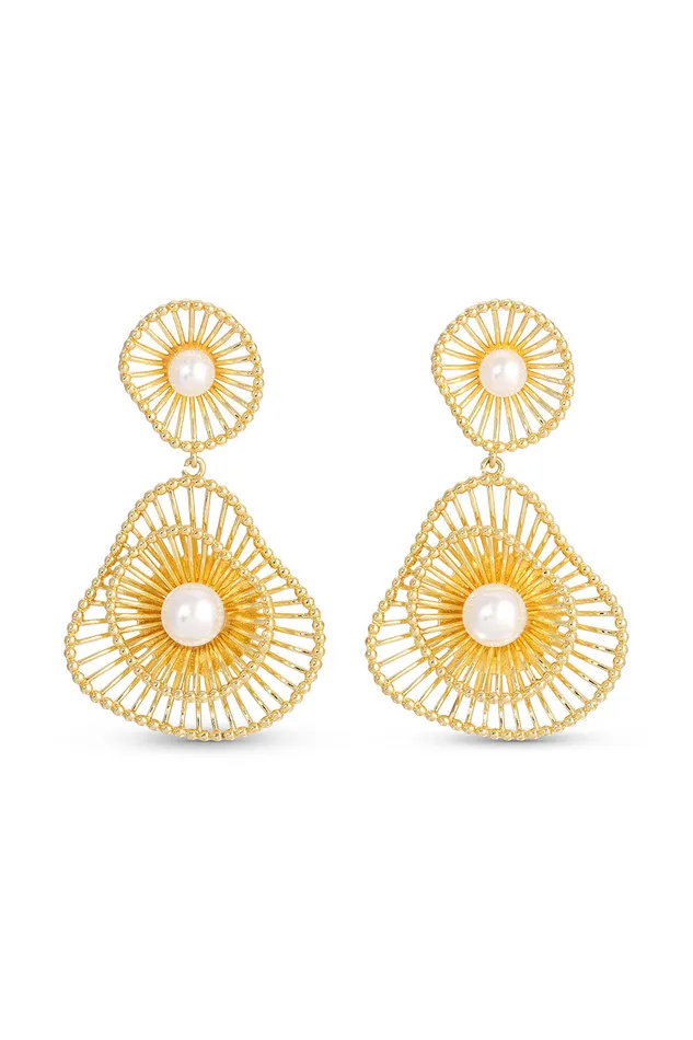 Eye Candy LA Earrings Serene Shell Drop Earring