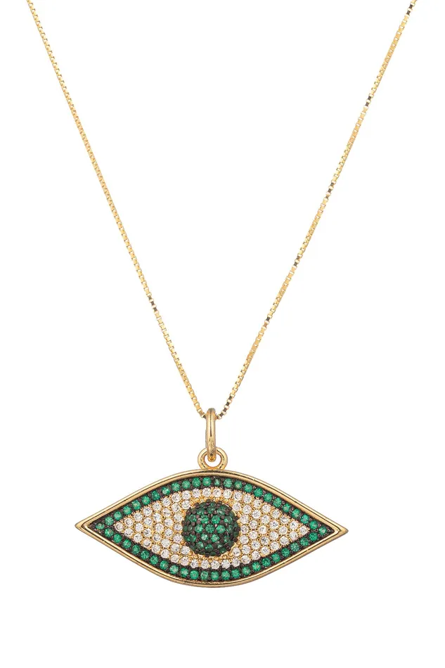 Eye Candy LA Necklaces Ochiverde CZ Pendant Necklace