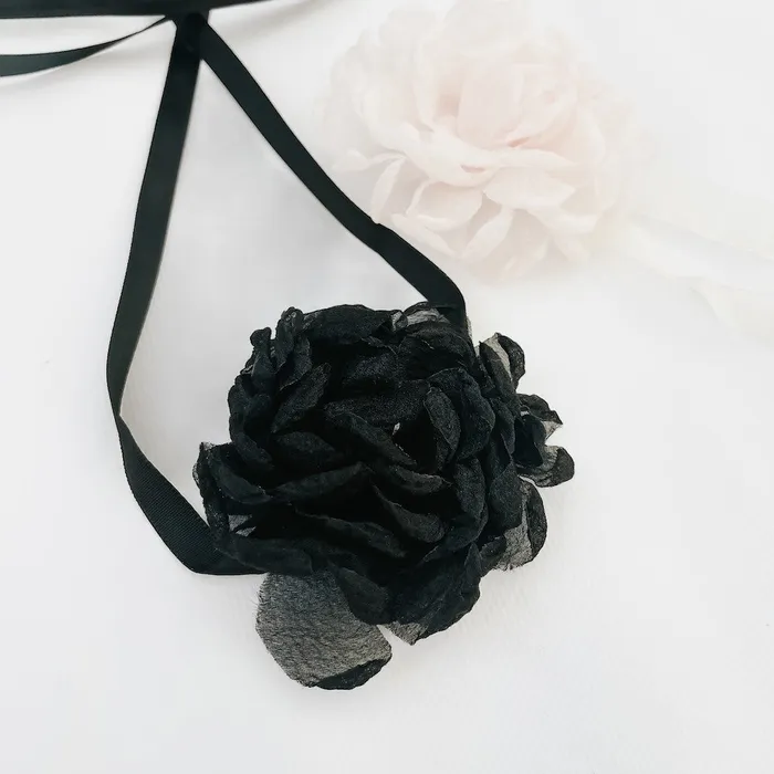 Flower Fantasy Tie Choker Necklace Wholesale Jewelry Necklaces
