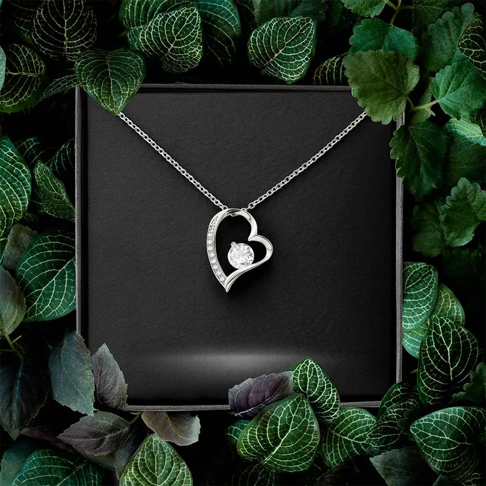 Forever Love Necklace with Personalized Message Card ShineOn Fulfillment Necklaces