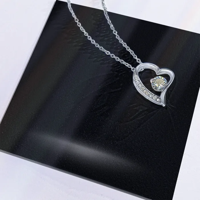Forever Love Necklace with Personalized Message Card ShineOn Fulfillment Necklaces