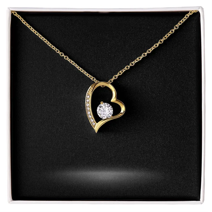 Forever Love Necklace with Personalized Message Card ShineOn Fulfillment Necklaces