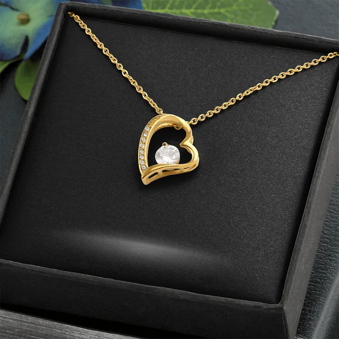 Forever Love Necklace with Personalized Message Card ShineOn Fulfillment Necklaces