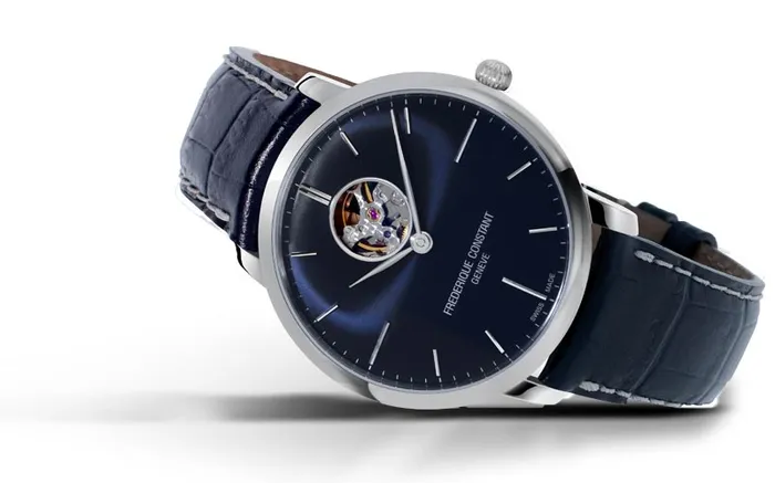Frederique Constant Necklaces Slimline Heart Beat Automatic Ultra Flat Timepiece by Frederique Constant FC312N4S6
