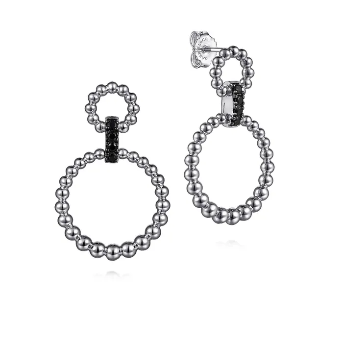 GABRIEL CO Earrings Gabriel Sterling Silver 018ctw Dangle Style Round Spinel Earrings GABRIEL CO Earrings Gabriel Sterling Silver 018ctw Dangle Style Round Spinel Earrings