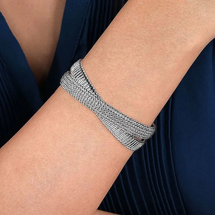 Gabriel Sterling Silver 65 Solid Cuff Fashion Bracelet GABRIEL CO Bracelets Gabriel Sterling Silver 65 Solid Cuff Fashion Bracelet GABRIEL CO Bracelets