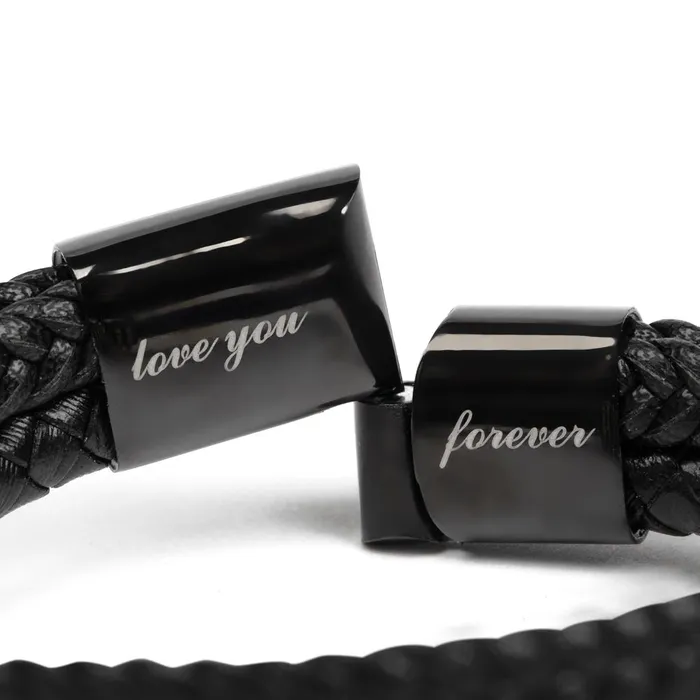 Gift For Nephew From Aunt Never Forget Your Way Home Mens Braided Leather Bracelet Great As A Christmas Gift or A Birthday Present For Him ShineOn Fulfillment Bracelets
