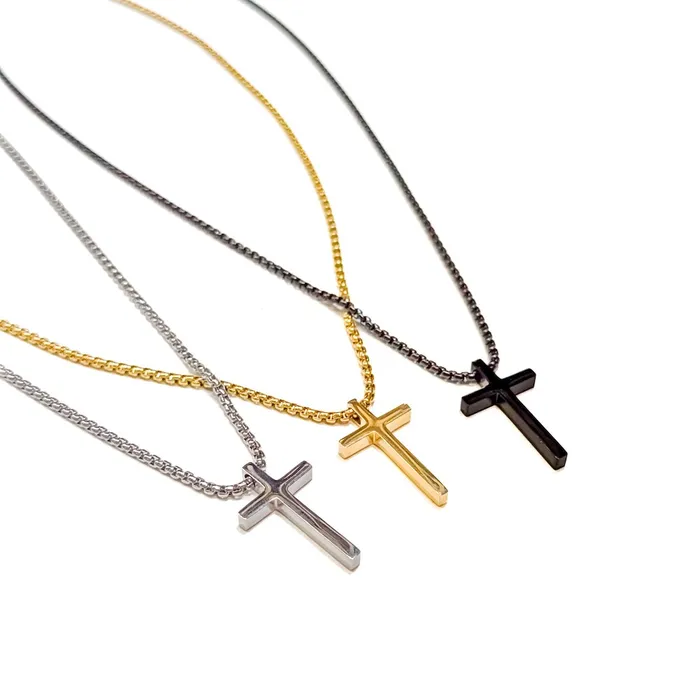 Gio Luomo Mens Collection Cross Necklace Jewelry Necklaces