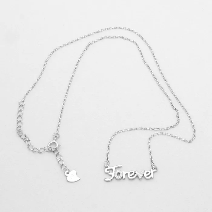 Glitters Necklaces Sterling Silver Forever Necklace