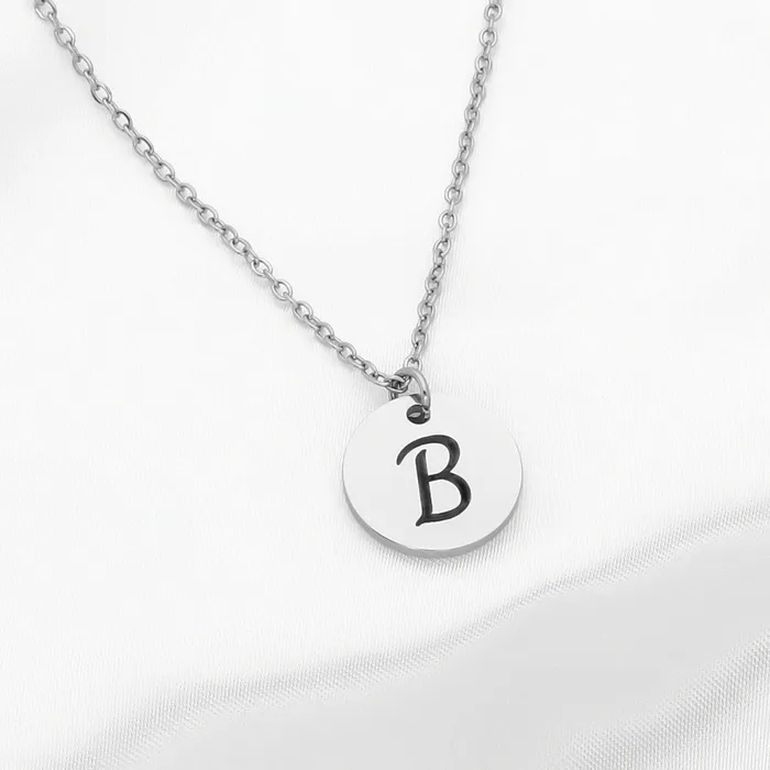 Glitters Personalised Round Discs Necklace Name Initials Symbols Zodiac Birth Flowers Necklaces Glitters Personalised Round Discs Necklace Name Initials Symbols Zodiac Birth Flowers Necklaces