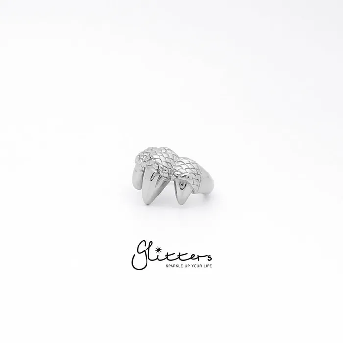 Glitters Rings Stainless Steel Dragon Claw Ring