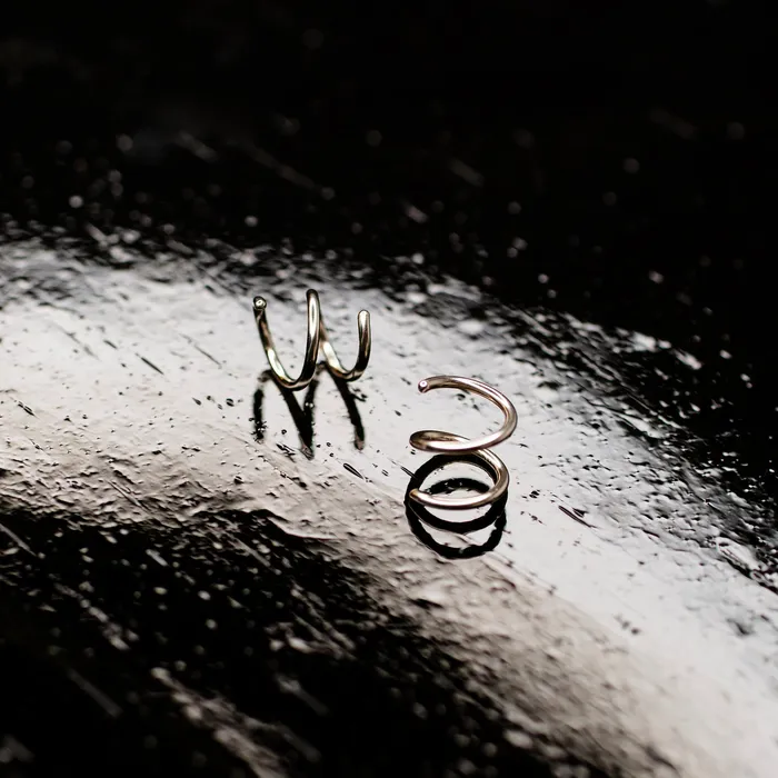 Grayling Earrings Tiny Twist Double Huggie Earrings 14K Solid Gold