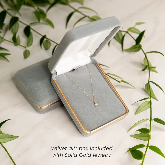 Grayling Necklaces Love Letter Initial Necklace 14K Solid Gold
