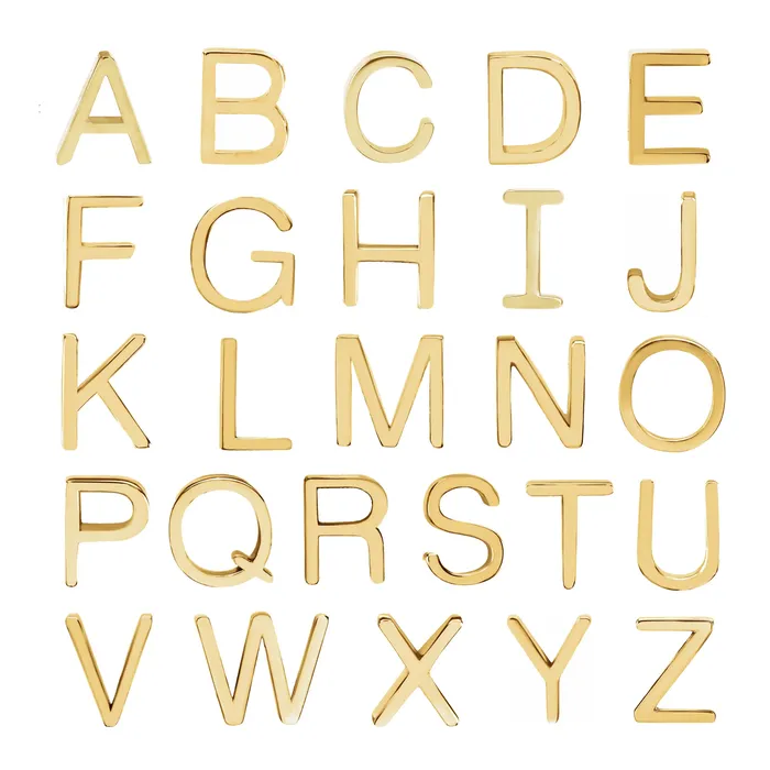 Grayling Necklaces Love Letter Initial Necklace 14K Solid Gold