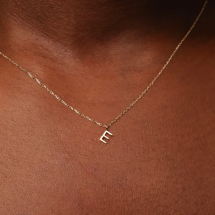 Grayling Necklaces Love Letter Initial Necklace 14K Solid Gold