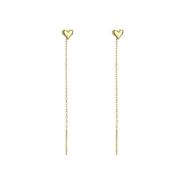 Heart tassel earrings pau jewelry Earrings