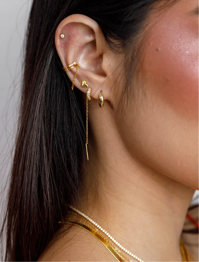 Heart tassel earrings pau jewelry Earrings