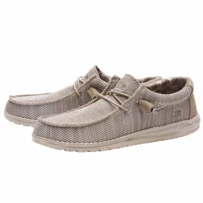 Hey Dude Mens Wally Sox Beige Rings