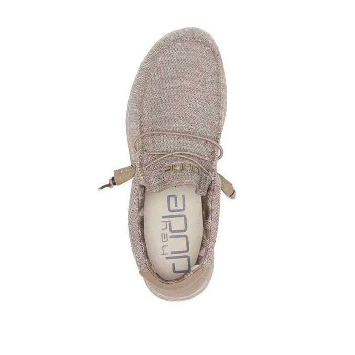 Hey Dude Mens Wally Sox Beige Rings