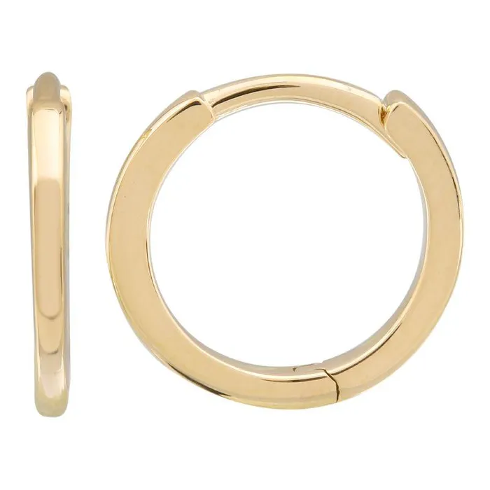 Izakov Diamonds Fine Jewelry PreStyled Sets 14K Gold Eternity Mini Huggies