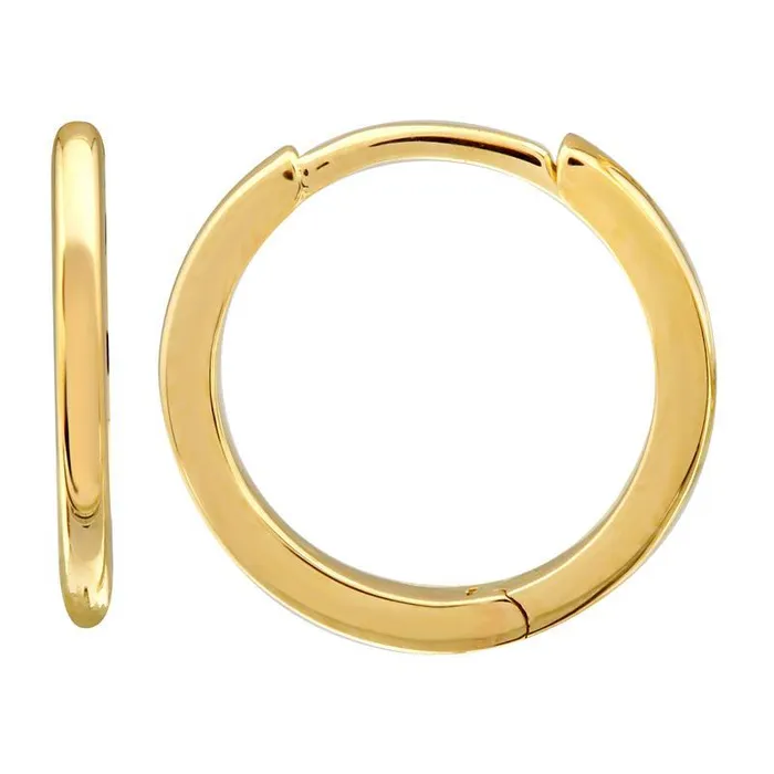 Izakov Diamonds Fine Jewelry PreStyled Sets 14K Gold Eternity Mini Huggies