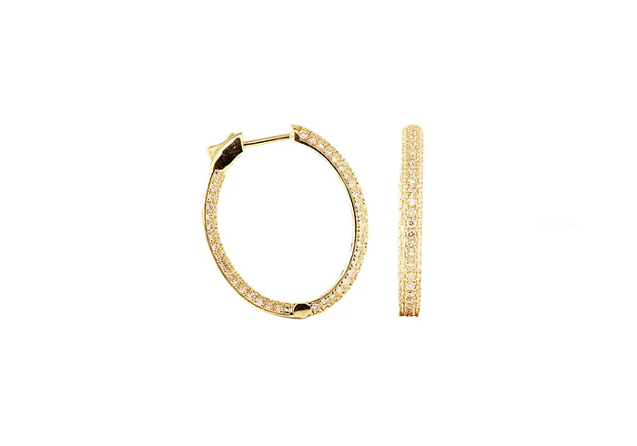 Lab Grown Diamond Earring MALAKAN DIAMOND CO Earrings