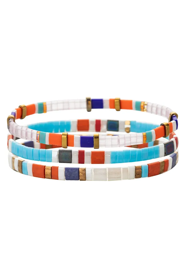 Lia Bracelet Set Eye Candy LA Bracelets