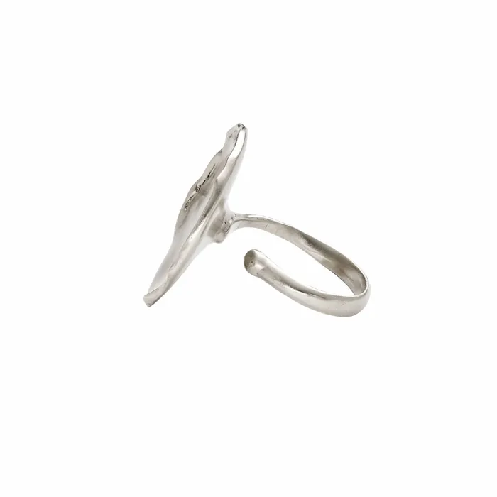 LILY PAD STERLING SILVER ADJUSTABLE RING Julie Cohn Design Rings