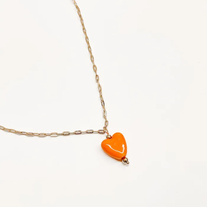 Love Actually Ceramic Pendant Necklace Wholesale Jewelry Necklaces