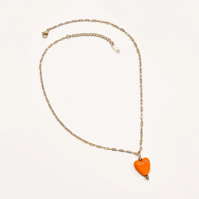 Love Actually Ceramic Pendant Necklace Wholesale Jewelry Necklaces