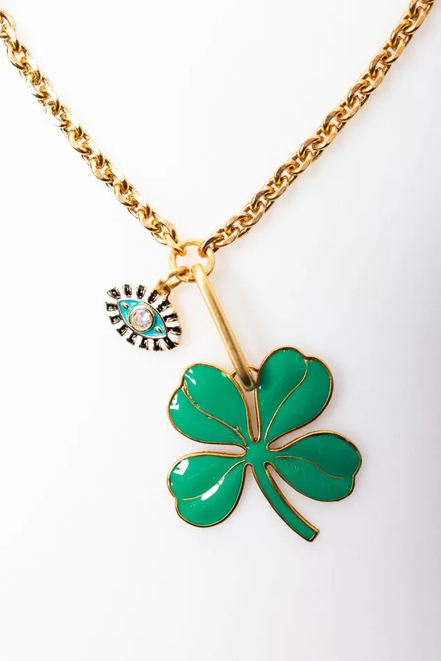 Lucky Necklace Elizabeth Cole Jewelry Necklaces