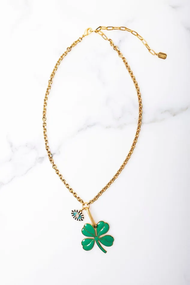Lucky Necklace Elizabeth Cole Jewelry Necklaces