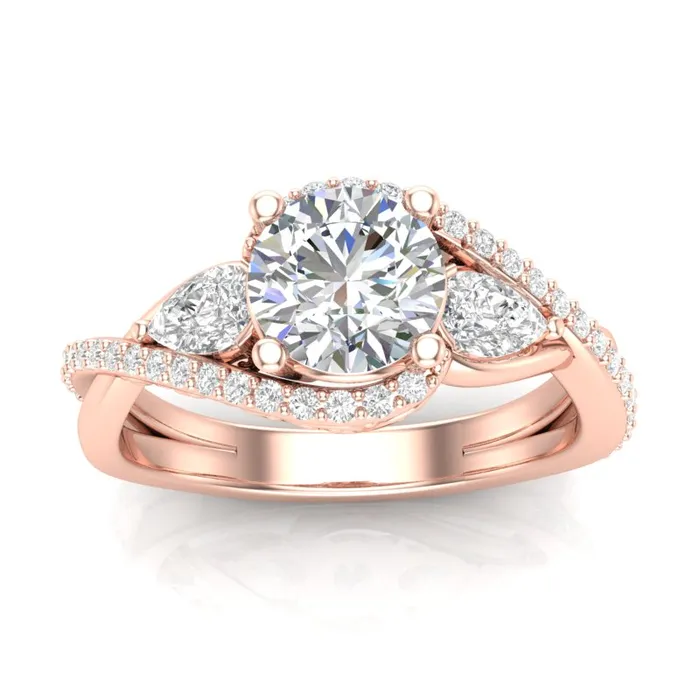 Luminar Rings Diamond Engagement Ring Luminar L8775E 176 ctw