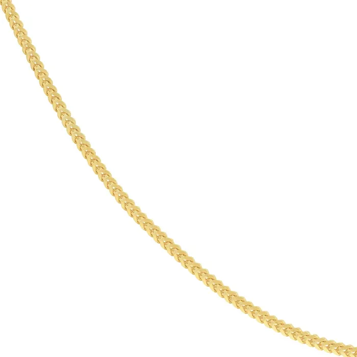 Metal Marketplace PreStyled Sets 14K Yellow Gold 9mm 20 Franco Chain