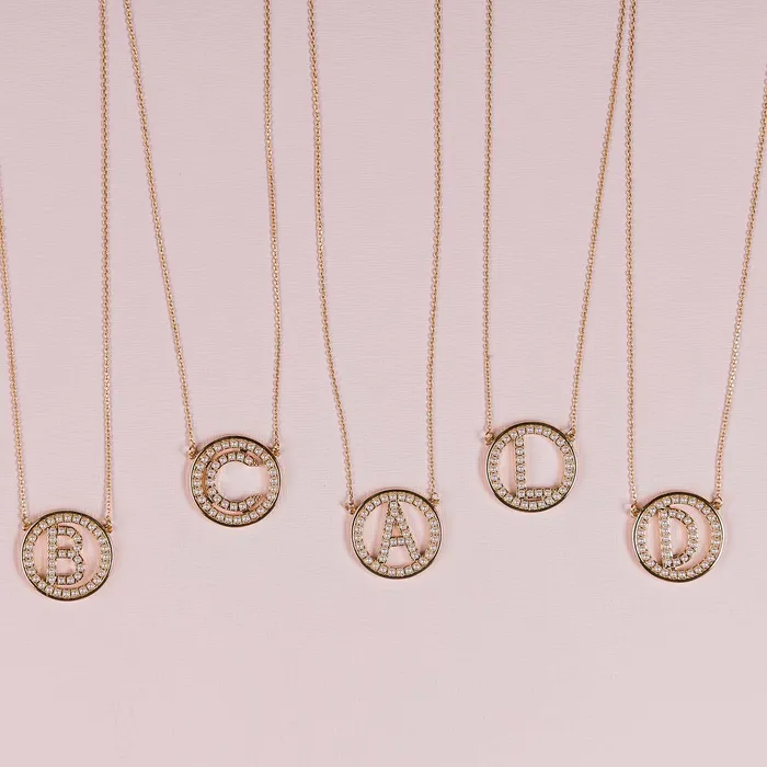Michelle McDowell Necklaces Lucy Initial Necklace