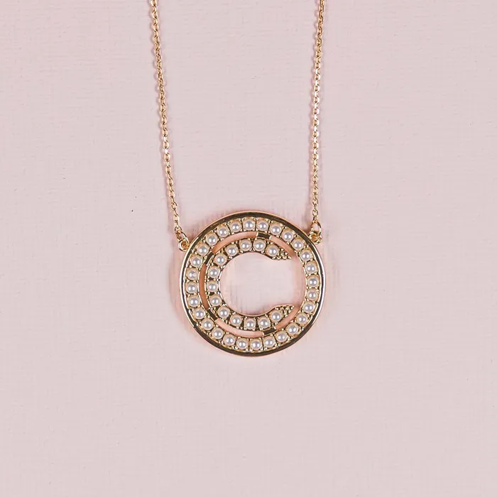 Michelle McDowell Necklaces Lucy Initial Necklace