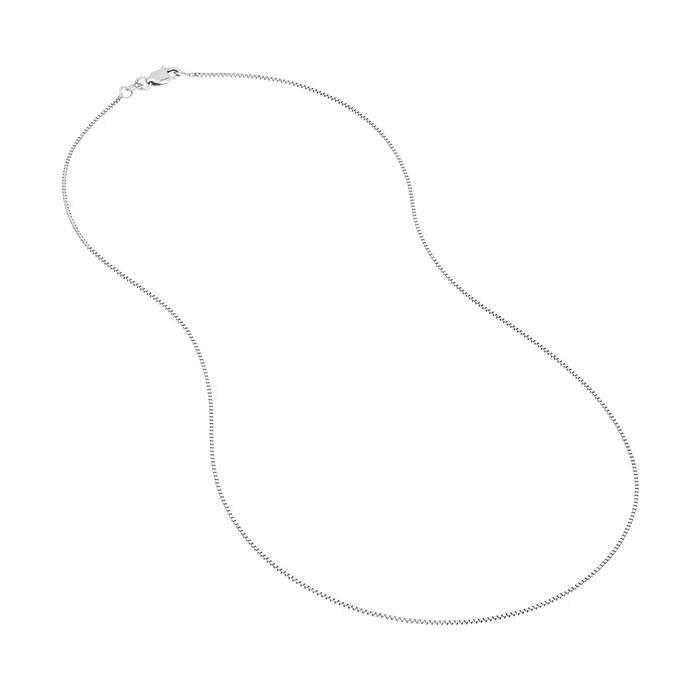 MIDAS CHAIN Sterling Silver 12mm 24 Box Chain Rings
