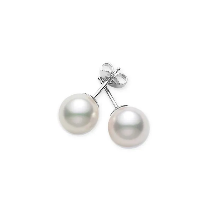 Mikimoto Akoya Pearl Studs 5X55MM MIKIMOTO Earrings