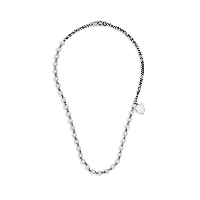 Mondi White Pearl Necklace MAOR Necklaces