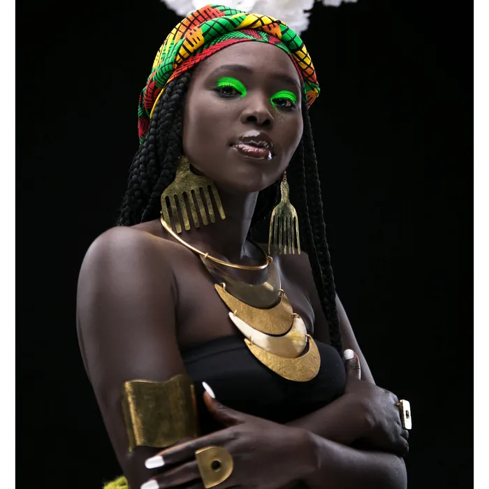 Mwassus Jewelry Necklaces African NecklaceHandmade Brass Jewelry