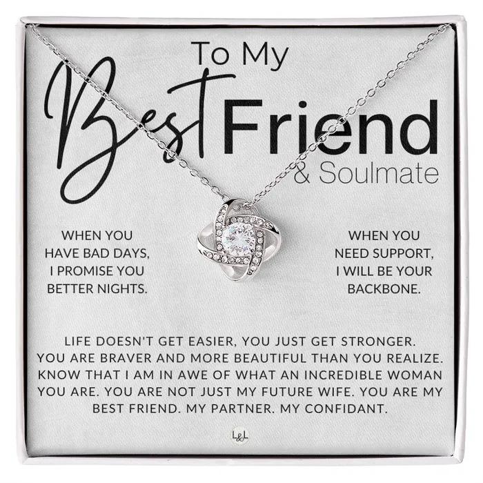My Best Friend My Soulmate Thoughtful and Romantic Gift for Her Soulmate Necklace Christmas Valentines Birthday or Anniversary Gifts ShineOn Fulfillment Necklaces My Best Friend My Soulmate Thoughtful and Romantic Gift for Her Soulmate Necklace Christmas Valentines Birthday or Anniversary Gifts ShineOn Fulfillment Necklaces