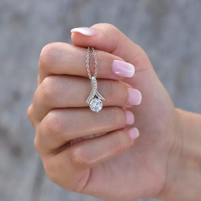 Necklaces 24th Anniversary Gift For Wife Anniversary Gift Idea For Your Wife Drop Pendant Necklace Heartfelt Anniversary Message ShineOn Fulfillment