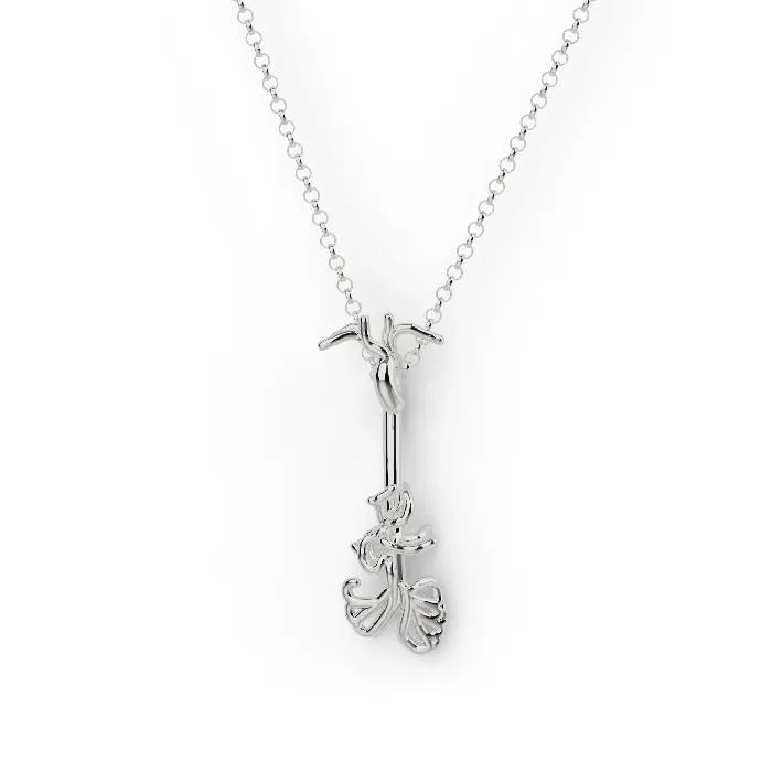 Necklaces aorta necklace silver sciencejewelry1824